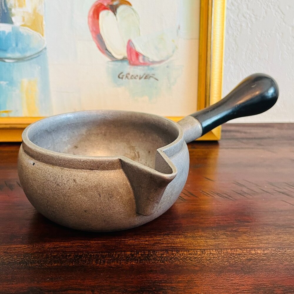 Vintage 1960s Wilton Armetale Pewter Pot Butter Sauce Syrup Gravy Cottagecore Sm
